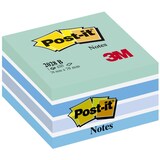 thumbnail of Bloc de Notes Post-it®, bleu et vert, 76x76 mm, 450 feuilles/bloc (2028-NB)