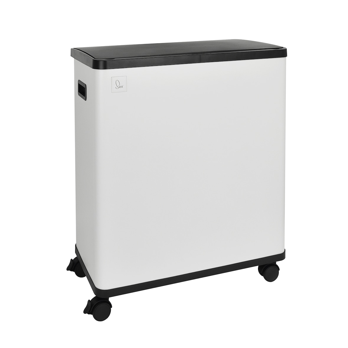 SR2X30 Sensor afvalbak Afvalbak 2 compartimenten 60 liter incl. binnenemmer Wielen Wit