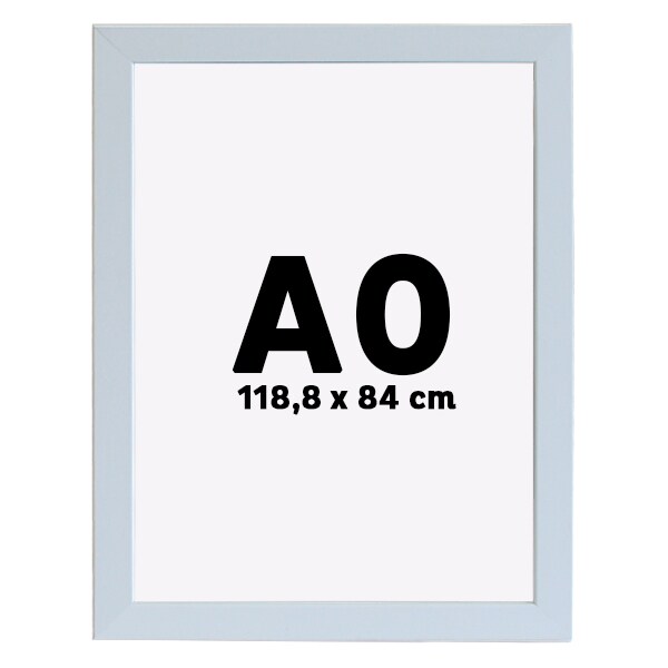 Cadres Bois A0 Profilé 30 mm Blanc