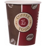 thumbnail of 1000 Stk. Kaffeebecher Trinkbecher "Coffee to go", Pappe beschichtet, 8oz., 200 ml