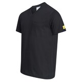 thumbnail of ESD-T-Shirt mit Brusttasche, V-Ausschnitt, 150g/m², schwarz, M