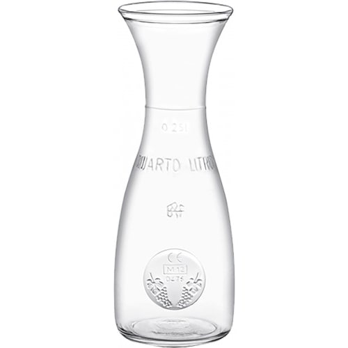 12x Karaffe MISURA PR 0,25 ltr Höhe 190 mm, Durchmesser 68 mm 