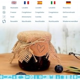 thumbnail of 20er Set Glasgefäße 100 ml mit Deckel - Leere Gläser für Marmelade, Honig und Konserven