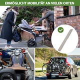 thumbnail of TRUTZHOLM 1 x Alu Auffahrrampe 150 x 21,5 cm 200 kg rutschhemmend starr Fahrradrampe Verladerampe