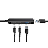 thumbnail of Conceptronic HUBBIES Hub USB 3.0 a 4 porte, connettore USB-C