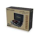 thumbnail of Platine vinyle - Muse MT-103GD - stéréo vintage collection 33/45/78 tours avec enceintes intégrées - USB/SD/AUX - Lumière OVNI