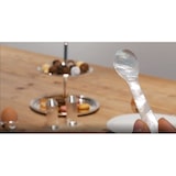 thumbnail of 4er-Set Eierlöffel Perlmutt (runde Enden, Länge 11 cm), Handarbeit, Naturprodukt, Ei- & Kaviarlöffel