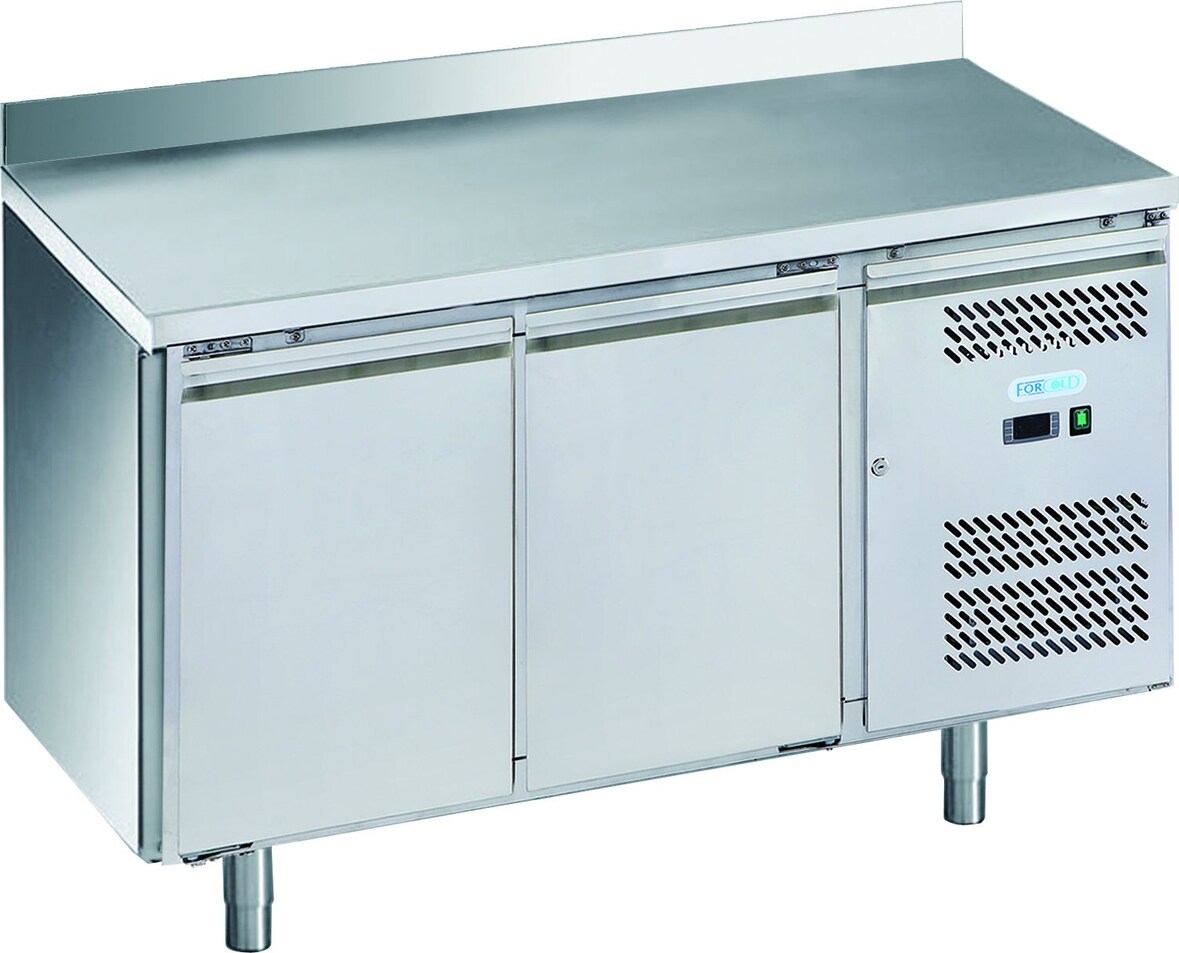 ForCold by FIMAR 2-türiger Kühltisch Fliesenschutz. Abtau auto. T° -2°C/+8°C. Misst 136x60x85/95 cm (h). ForCold G-SNACK2200TN-FC