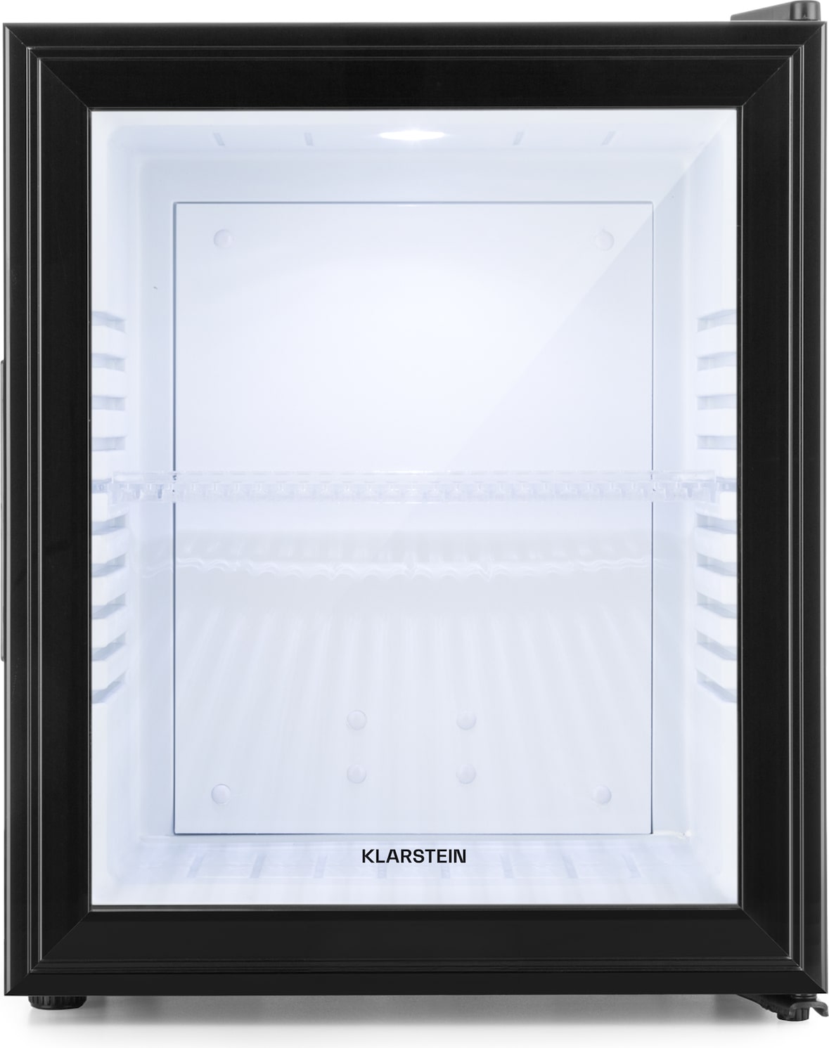 Brooklyn Minibar Mini-Kühlschrank 3 Temperaturen 30L 23 dB Glastür Schwarz