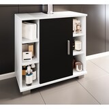 thumbnail of Badkamermeubel wastafelmeubel Zalo H. 58 x L. 60 x P. 30 cm Wit/zwart