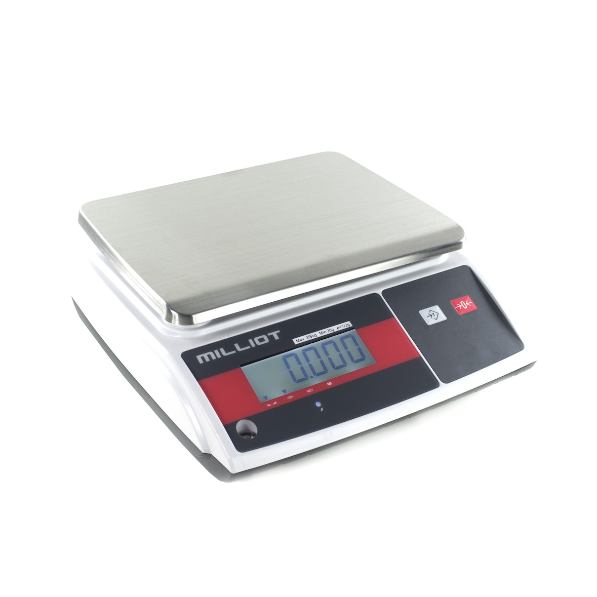 Milliot Balance de contrôle du poids homologuée portée 15/30 kg et précision 5/10 g -