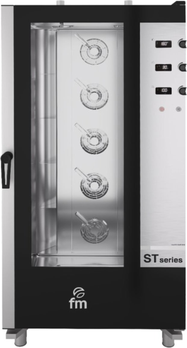 FM Four Mixte Electrique A Injection De Vapeur 880X 960X1865 -16 Niveaux 600X400 - 400/3+N/50-60Hz - Puissance 26250W - Analogique STB-616-ET