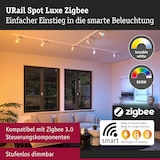 thumbnail of Paulmann URail Schienenspot Smart Home Zigbee 3.0 Luxe   GU10 350lm 4,8W RGBW+ dimmbar 230V Signalweiß 95663