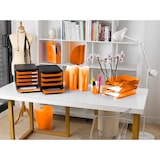 thumbnail of Exacompta 310788D 1x BIG-BOX ladenbox met 4 laden voor DIN A4+ documenten, Iderama, zwart-oranje