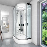 thumbnail of Dampfdusche Sauna Dusche Duschkabine D60-70T3R 80x120 cm ohne 2K Scheiben Versiegelung