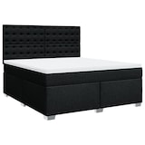 thumbnail of vidaXL Boxspringbett mit Matratze Schwarz 180x200 cm Stoff