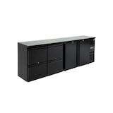 thumbnail of Arrière-bar avec 2 portes et 4 tiroirs série U - 698 litres | Polar - GL456 - 230 V