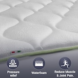 thumbnail of Verfrissende Topper met Elastieken | Matrasbeschermer 80 x 190 | Cooler Technologie, orthopedische eigenschappen, Hoogte 4 cm, Ademend Stof