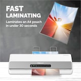 thumbnail of Fellowes plastificatrice a caldo Amaris A3, formato A3, fino a 175 micron, per casa e ufficio, retromarcia e modalità riposo + starter pack 10 pouches