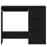 thumbnail of vidaXL Bureau 90x45x76 cm spaanplaat zwart eikenkleurig