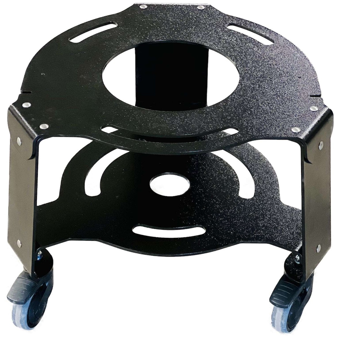 Carrinho de metal kamado B10, modelo “TankB10 Grande”, feito de aço. Dimensões de 60  x 62  x 43 cm.