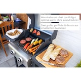 thumbnail of Unold Barbecue Grill-Wagen Buddy – Elektrischer Outdoor BBQ Grill 2.600 W, 45x40 cm Grillfläche, Gusseisen-Roste, Edelstahl-Heizelemente, IPX4