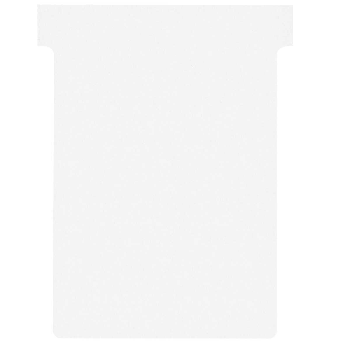 Nobo T-Steckkarten 3 Weiß 9,2 x 12 cm 100 Stück