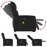 thumbnail of vidaXL Massagesessel Aufstehhilfe Elektrisch Schwarz Mikrofasergewebe