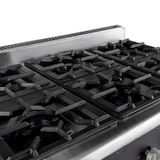 thumbnail of Cocina de gas profesional, 6 fuegos, llama piloto, con base abierta, acero inoxidable AISI 304, 85 x 105 x 70 cm, 43,2 kW EASYLINE 11476 Vaiotec