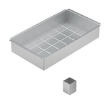 thumbnail of Relaxdays Backform Zahlen & Buchstaben, Aluminium, verstellbare Kuchenform, BxT: 31,5 x 18 cm, Zahlenbackform, silber