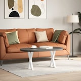 thumbnail of Helloshop26 - Set aus 2 X-förmigen Couchtischbeinen mit verstellbaren Nivellierfüßen 28 x 42-43 cm weißer Stahl 02_0057164