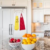 thumbnail of Relaxdays Türgarderobe, 6 Haken, zum Einhängen, Metall, Türhakenleiste Flur, Schlafzimmer, Bad, HBT 20x40x9 cm, gold