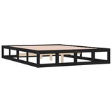 thumbnail of vidaXL Bedframe massief hout zwart 180x200 cm