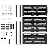 thumbnail of vidaXL Tuinpoort, Tuindeur 105x75 cm Cortenstaal Vierkant Ontwerp