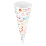 thumbnail of 3000 Unités - Cônes Glaces 'Parole' 100 G/M2 7X11,5 Cm Blanc Papier - Garcia de Pou