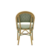 thumbnail of Silla de terraza TURGOT - Chevrones verdes
