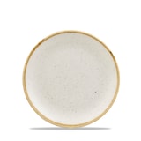 thumbnail of Gerst Wit Brood Bord 16,5 cm Churchill Stonecast Gestippeld 12swhsevp6 Pak van 12