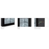 thumbnail of Frigo retro banco bar ventilato 4 porte in vetro interno inox temperatura +2°C/+8°C BB400GD
