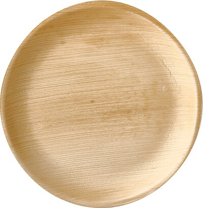 100 Stück Palmblatt Teller  pure , rund Ø 25 cm