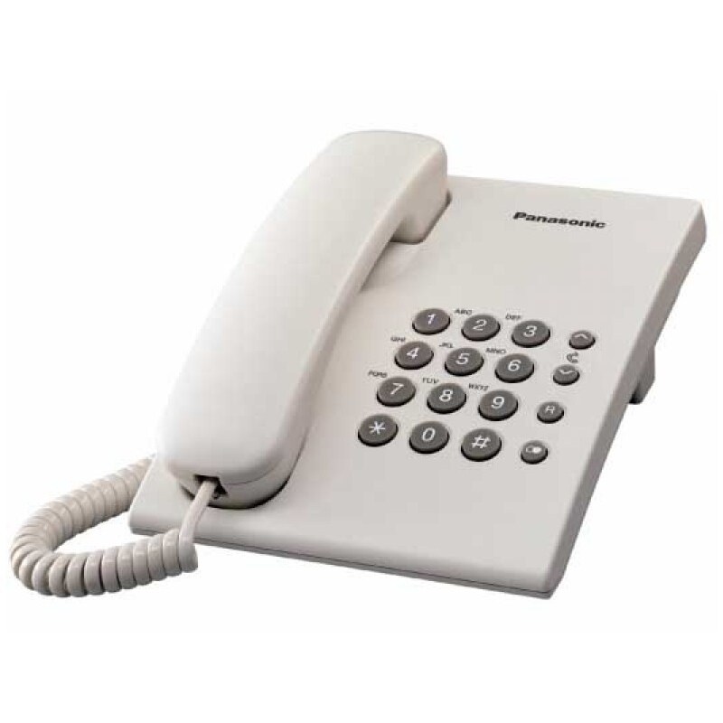 Panasonic telefono KXTS500EXW sobremesa blanco