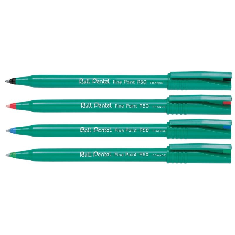 Pentel Tintenroller Ball Pentel R50, grün - Recycology