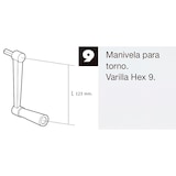 thumbnail of WOLFPACK - Manivela Para Torno Persiana Blanco