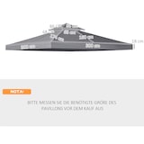 thumbnail of Outsunny - Ersatzdach - 300Lx300Wx18Hcm - Dunkelgrau