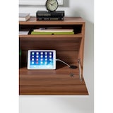 thumbnail of Escritorio suspendido 628 modelo OPORTO en melamina Roble con puerta visón abatible, de HERDASA.