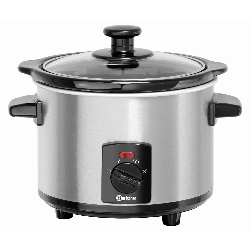 Slowcooker | Mini | Aluminium | 1.25L | 230V | 230x220x200(h)mm