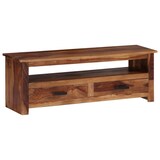 thumbnail of Helloshop26 - Meuble télé buffet tv télévision design pratique 118 cm bois de sesham massif 2502277