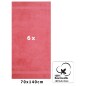 thumbnail of Betz 6 Stück Duschtücher Premium 70x140 cm Farbe Himbeere