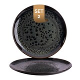 thumbnail of Palmer Bord Eccentric 28 cm Blauw Stoneware 2 stuks