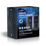 thumbnail of Haut-parleurs De Jeu  2.0  Alimentation Par Usb  Prise 3,5 Mm  Rms 6 W Usage Non Intensif Nedis