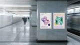 thumbnail of ALLboards Plakatrahmen, Klapprahmen A1-Format, Silber